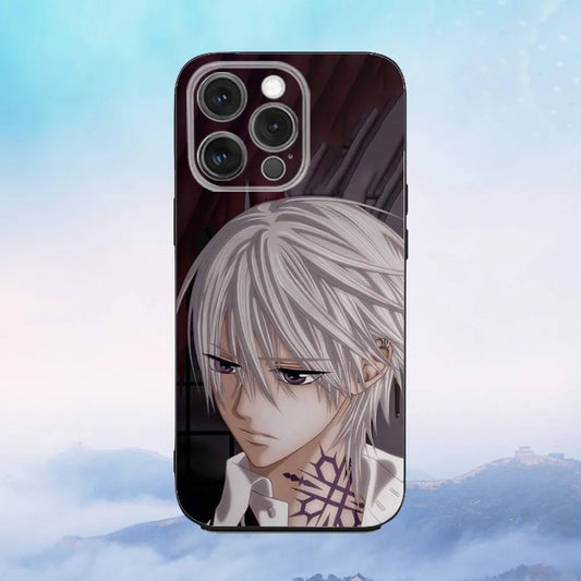 Anime M-Manga Vampire Knight Phone Case For iPhone 16e,16,15,14,13,12,11,Pro,X,XS,Max,XR,Plus,Mini Soft Black Cover