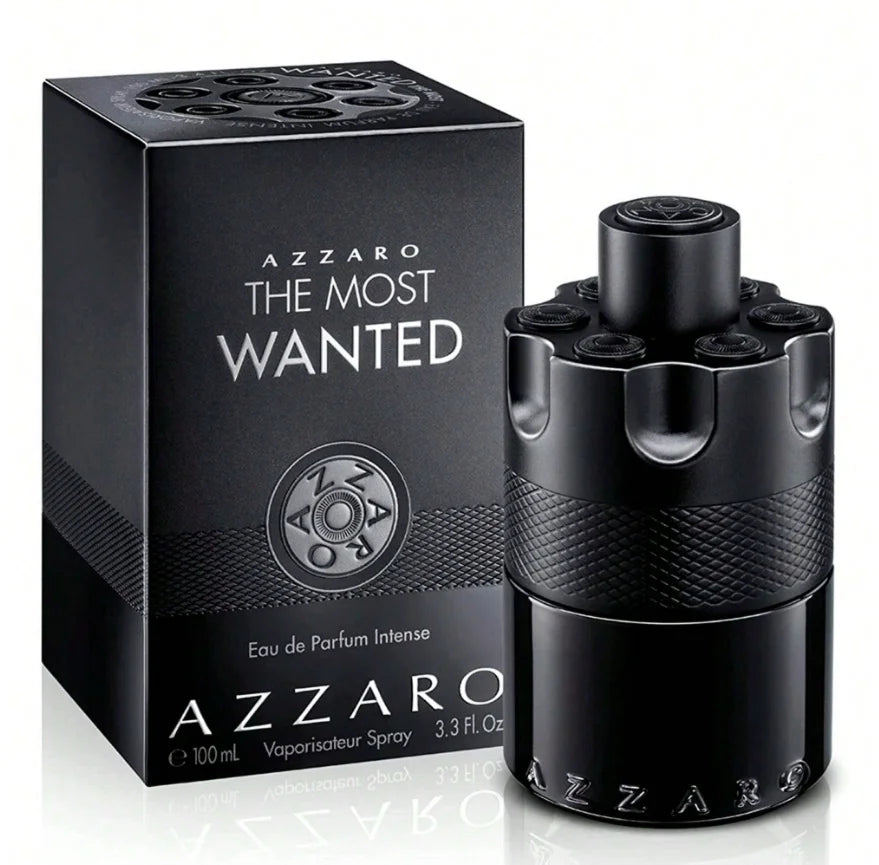AZZARO The Most Wanted Eau de Parfum Intense – Woody & Spicy Cologne for Men with Fougère and Ambery Notes Amber Wood, Cardamom