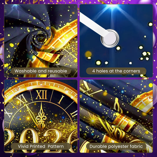 2026 Happy New Year Theme Party Background Banner New Year Celebrate Family Party Decoration Photo Background Decoration