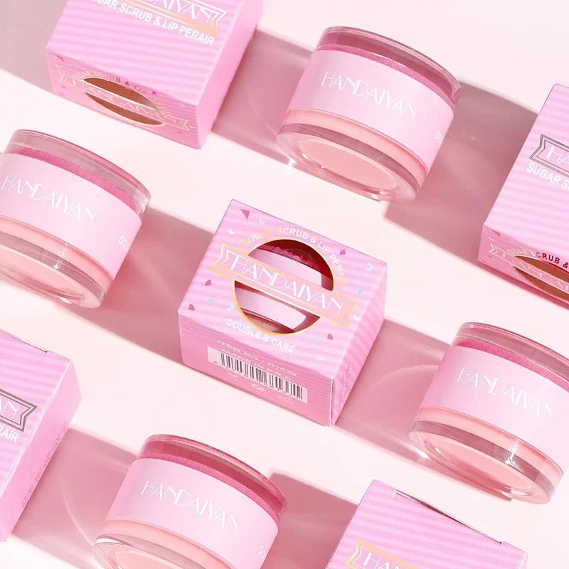 Scrub Lip Mask 2 In 1 Double Effect Lipstick To Repair Dead Skin Exfoliating Moisturizing Repair Fine Lines Lipgloss Lips Care