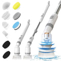 Blossom Electric Cleaning Brush 9-in-1 Cordless Electric Spin Scrubber 45in Expandable Handle IPX7 Waterproof Cleaning Brush