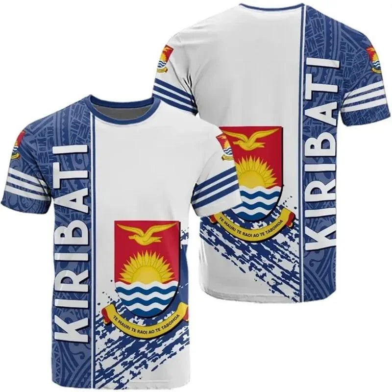 Pohnpei Micronesia 3D Printing T Shirt Men Women Graphic T-shirt Fashion Short Sleeves Male Clothes Tops Oversized Tee Shirts