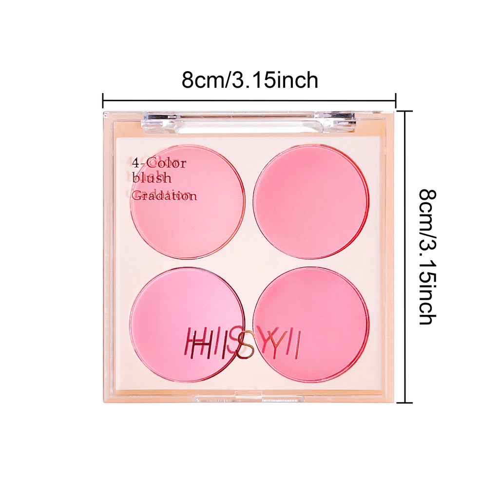Radiant Blush Palette Makeup – Soft Matte & Shimmer, Natural Glow for a Youthful Look