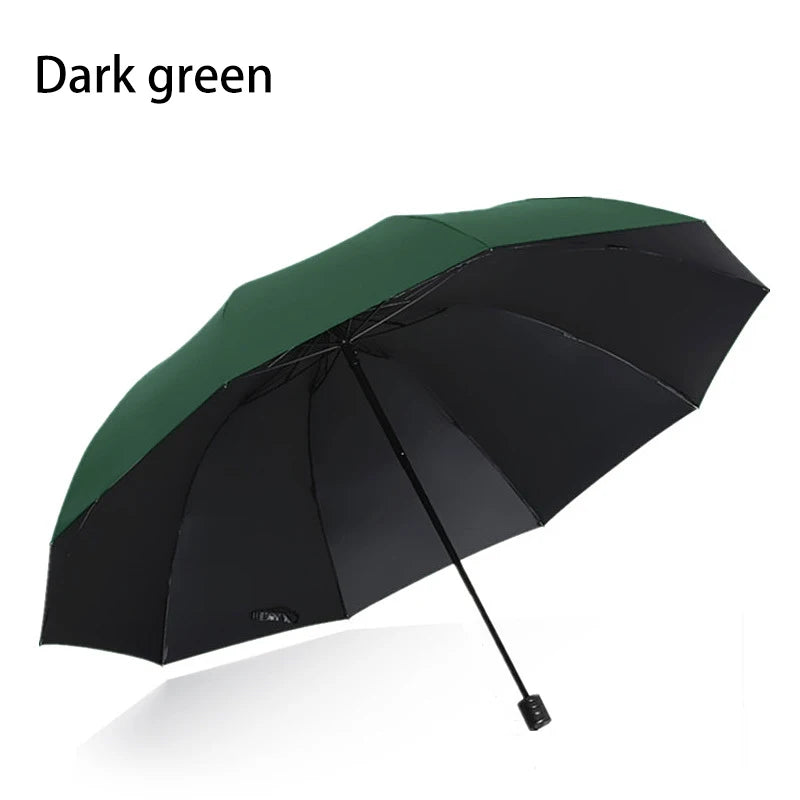 130cm extra-large folding umbrella suitable for both sunny and rainy days and is windproof, waterproof comprehensive protection.