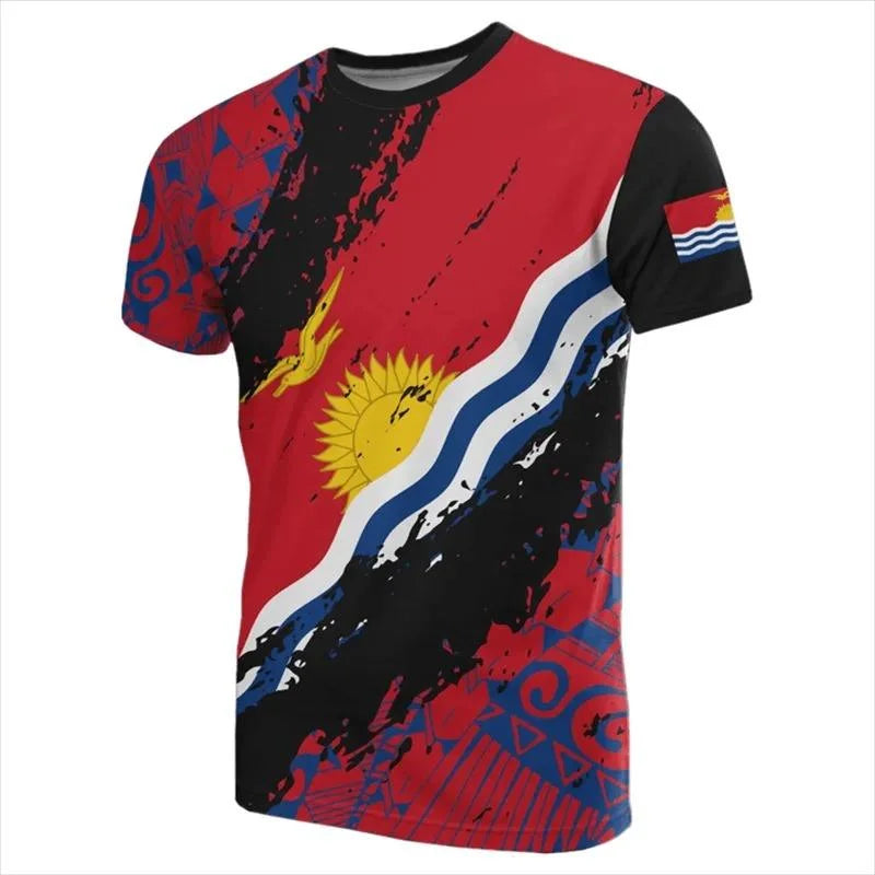 Pohnpei Micronesia 3D Printing T Shirt Men Women Graphic T-shirt Fashion Short Sleeves Male Clothes Tops Oversized Tee Shirts