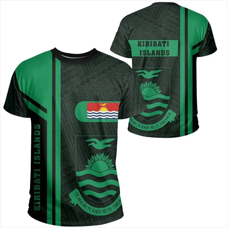 Pohnpei Micronesia 3D Printing T Shirt Men Women Graphic T-shirt Fashion Short Sleeves Male Clothes Tops Oversized Tee Shirts
