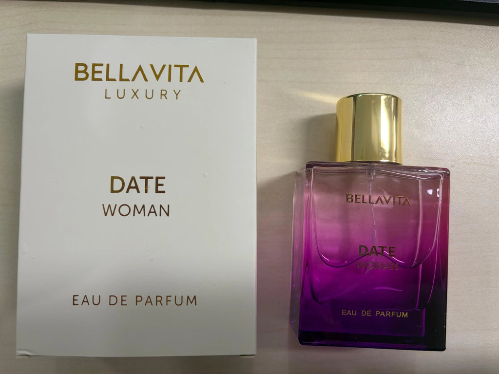 Bella Vita Luxury Date Woman Eau de Parfum 100ml/3.4fl.oz | Pink Pepper Red Fruits Jasmine Orange Blossom Vanilla Musk Floral Fruity Women Perfume