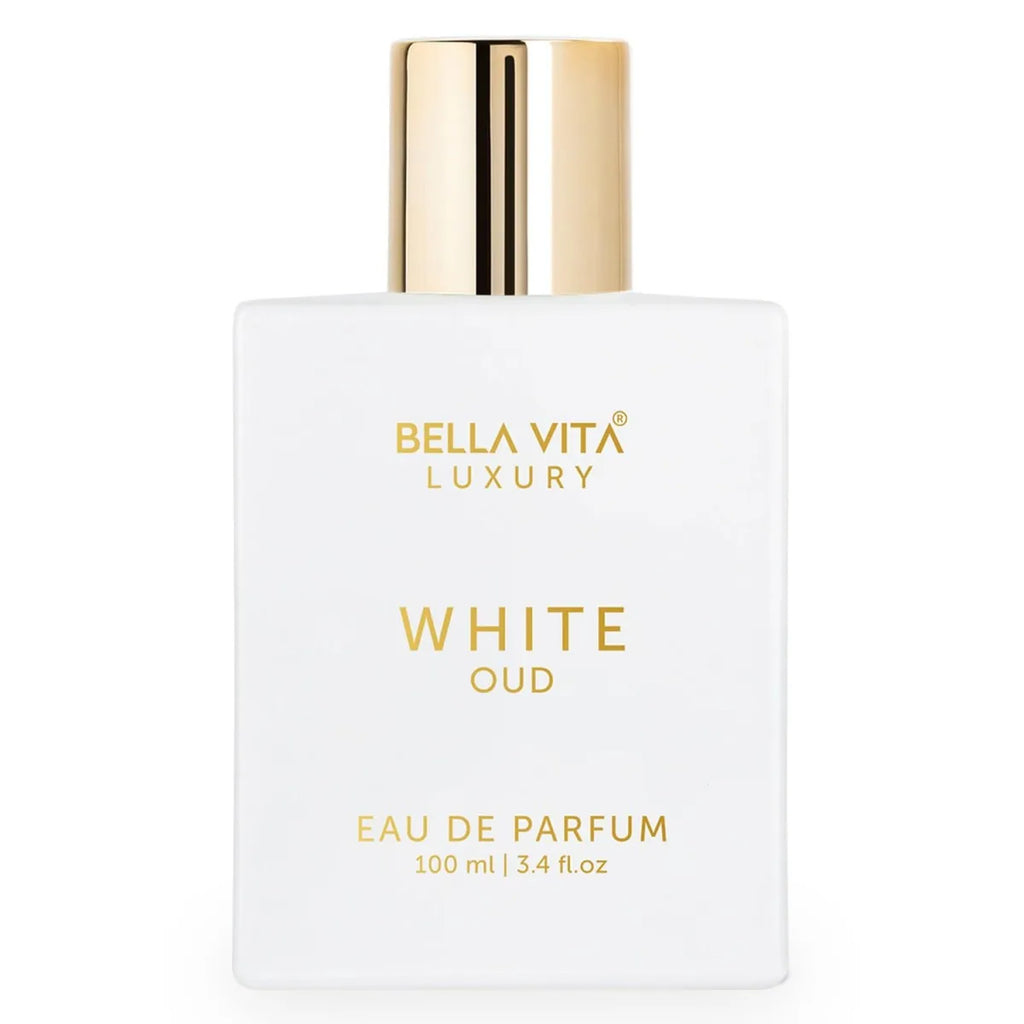 Bella Vita Luxury White Oud Eau De Parfum 100Ml/3.4Fl.Oz |   Bergamot Saffron White Oud Rose Amber Sandalwood Woody Oriental Unisex Perfume