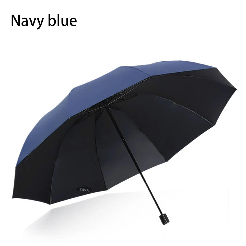130cm extra-large folding umbrella suitable for both sunny and rainy days and is windproof, waterproof comprehensive protection.