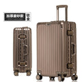 All Aluminum-magnesium Alloy Travel Suitcase High Quality Rolling Luggage 20/24/26/30'' Trolley Luggage Carry-On Cabin Suitcase