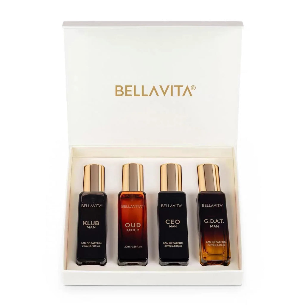 Bella Vita Organic Man Luxury Perfume has a woody floral and fruity aroma that is fresh and long-lasting