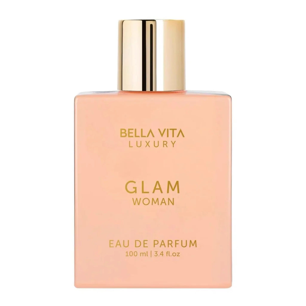 Bella Vita Luxury Glam Woman Eau de Parfum 100ml/3.4fl.oz | Citrus Fruity Jasmine Honey Patchouli Cedar Floral Woody Women Perfume