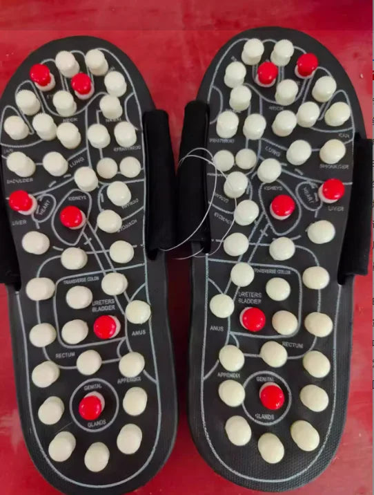 Factory Low Priced Wholesale Foot Massage Slippers Blood Circulation Care Therapy Shoes Improve Circulation