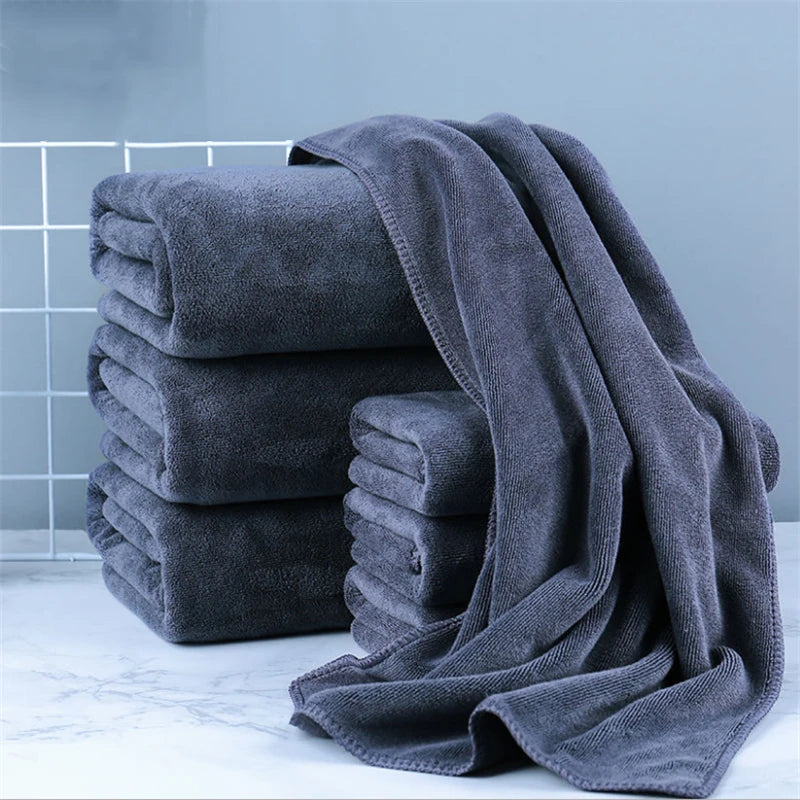 Bath Towel New 70*140cm  For Adults High Quality Thicken Soft Shower Spa Sport Travel Towel Microfiber Large Towel 80*180cm