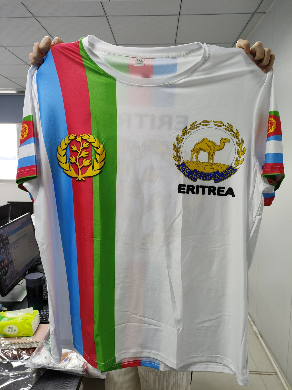 Cheap Wholesale GUYANA Flag T-shirt Printing Your Brand Fashion Casual Custom Graphic Tees T Shirts Men Summer Sports Soft Tops