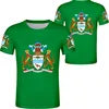 Cheap Wholesale GUYANA Flag T-shirt Printing Your Brand Fashion Casual Custom Graphic Tees T Shirts Men Summer Sports Soft Tops