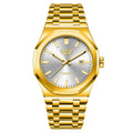 LIGE LG89181 Watch Factory Wholesale Gold Luxury Stainless Steel Sport Luminous Calendar Wrist Watch for Men Gift Box Relogio