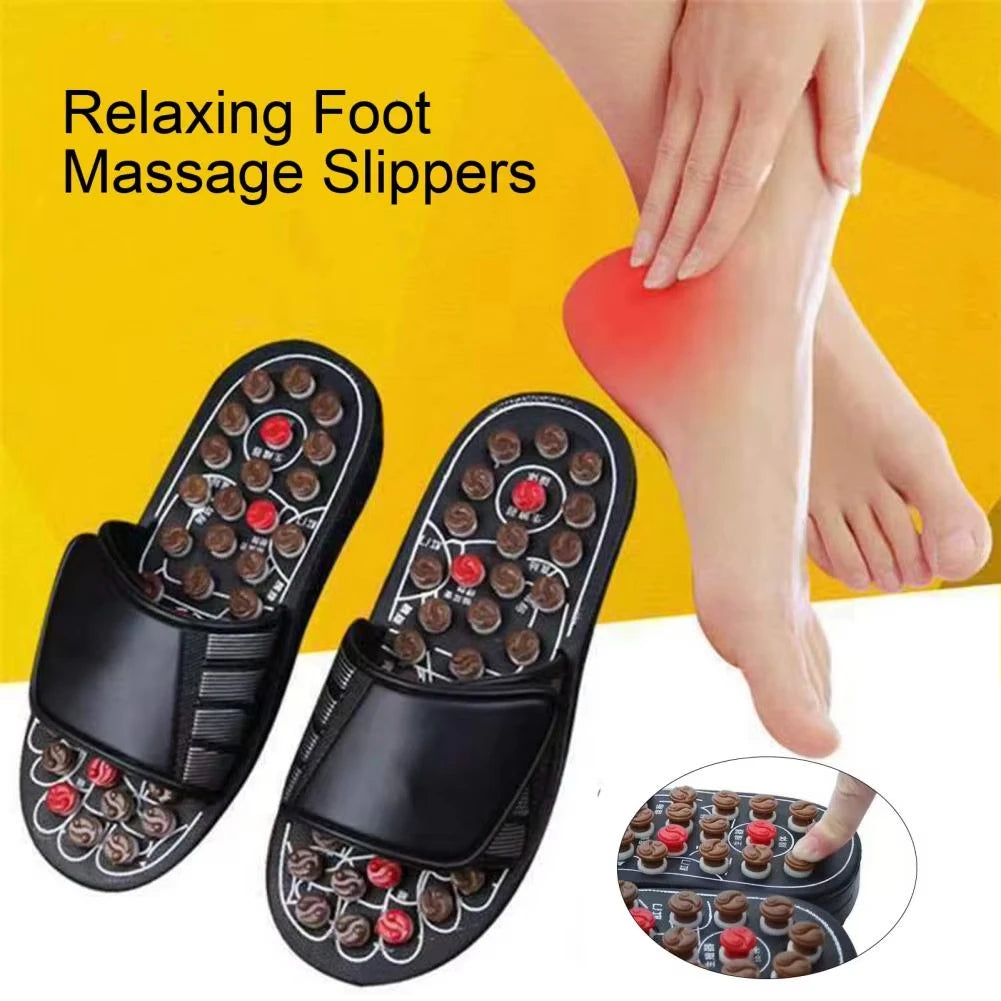 Hot Sale Feet Massage Shoes Men Women Soft Massage Bottom Home Outdoor Sport Improve Blood Circulation Massage Slippers