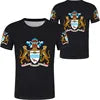 Cheap Wholesale GUYANA Flag T-shirt Printing Your Brand Fashion Casual Custom Graphic Tees T Shirts Men Summer Sports Soft Tops