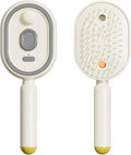 Anti Static Multifunctional Mist Brush Detangling Lightweight Steam Brush Ultrasonic Atomization Mini Self-Cleaning Hair Brush