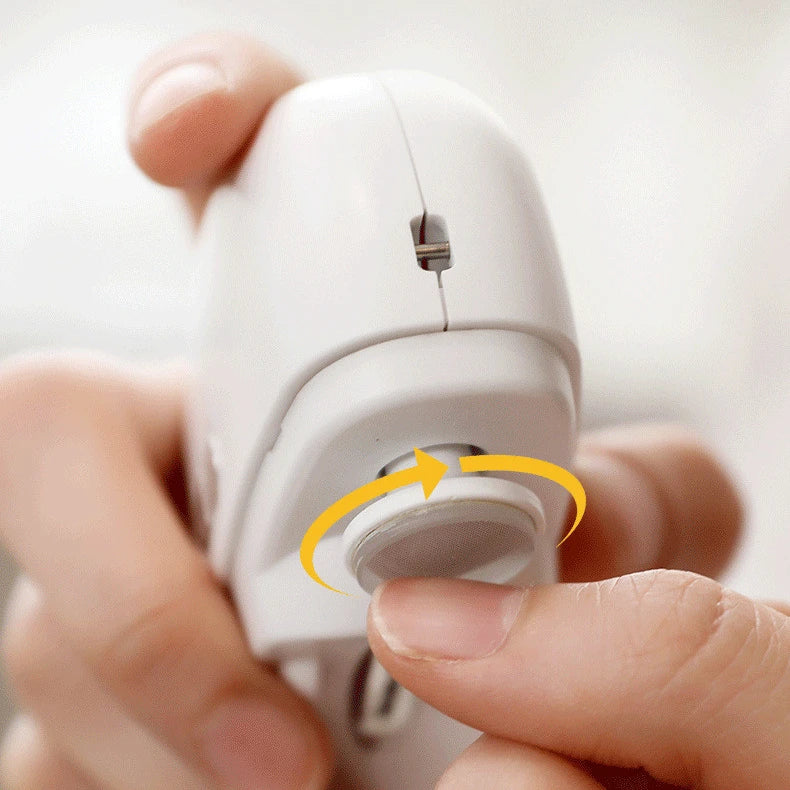 Automatic Electric Usb 2 in 1 Rechargeable Precision Baby Nail Trimmer File Cutter for Newborn