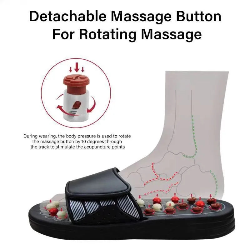 Hot Sale Feet Massage Shoes Men Women Soft Massage Bottom Home Outdoor Sport Improve Blood Circulation Massage Slippers