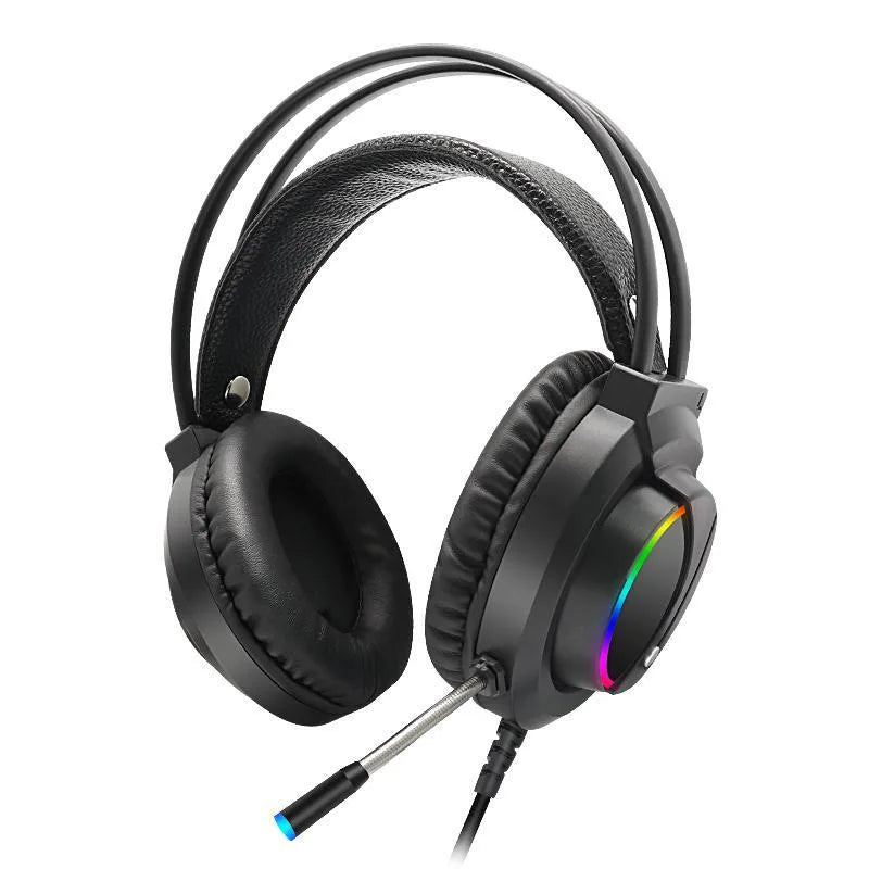 K1 Gaming Over-ear Wired Headphones Subwoofer RGB Lighting Active Noise Cancellation (ANC) Bass Boost Surround Sound 2.2m