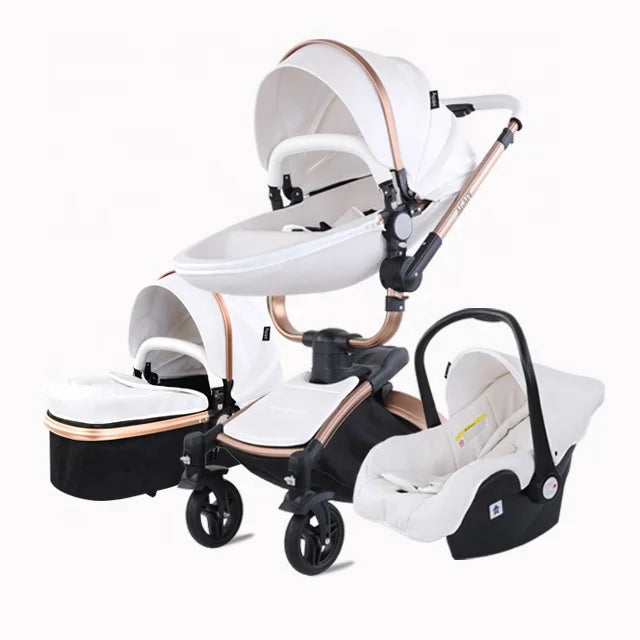 Manufacturer Wholesale 3 High View Seats Baby Carriage
