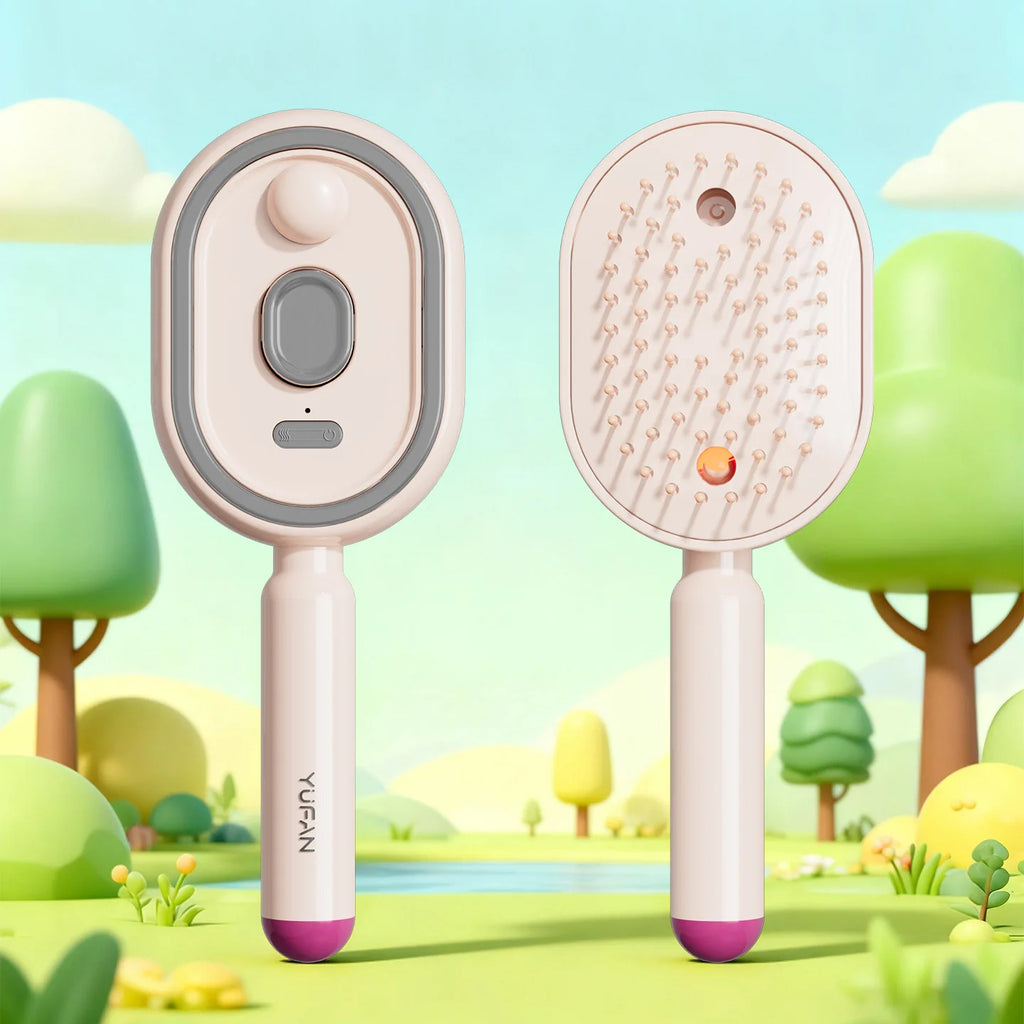 Electric Spray Airbag Cushion Massage Comb Essential Oil Atomization Self-Cleaning Smoothing Anti-Static Features