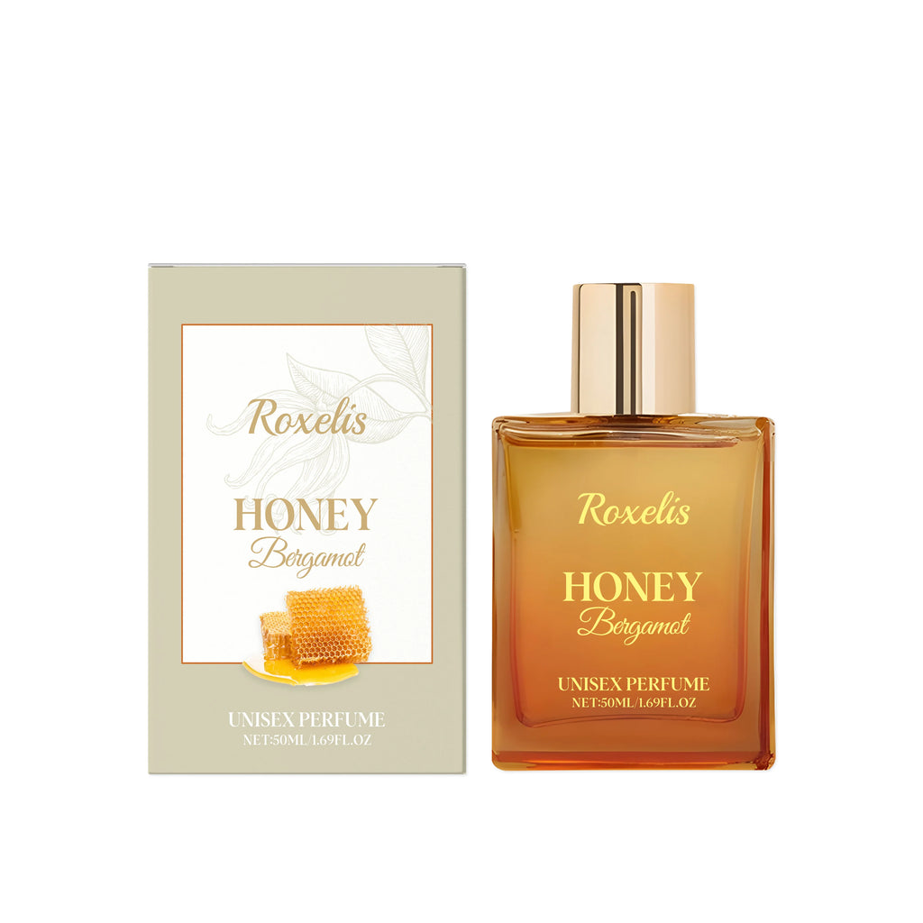 Roxelis Honey Bergamot Unisex Perfume-Gentle Natural Fresh Fragrance for Women Everyday Portable and Long-Lasting 50ml