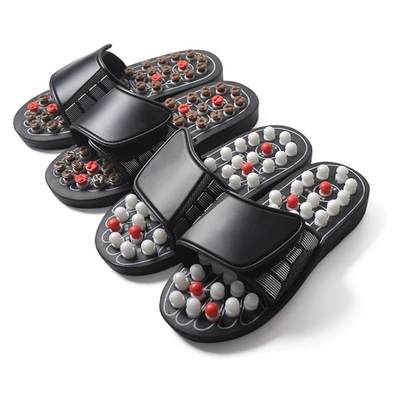 Household Non-Slip Foot Massage Slipper Foot Acupoint Massage Sandals for Blood Circulation Foot Health Care
