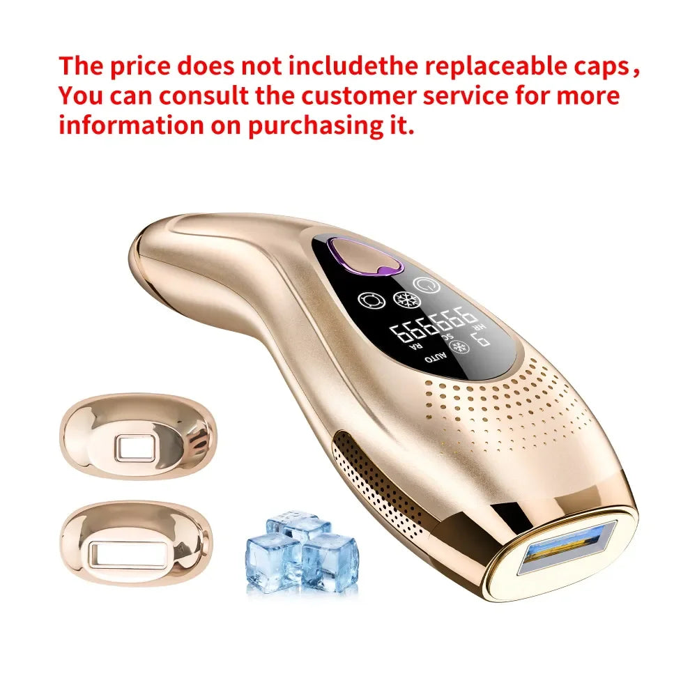 High Quality Ice Coo Sapphire Handset Portable Permanent Painless Epilator Home Use for Face and Body IPL Laser Hair Removal