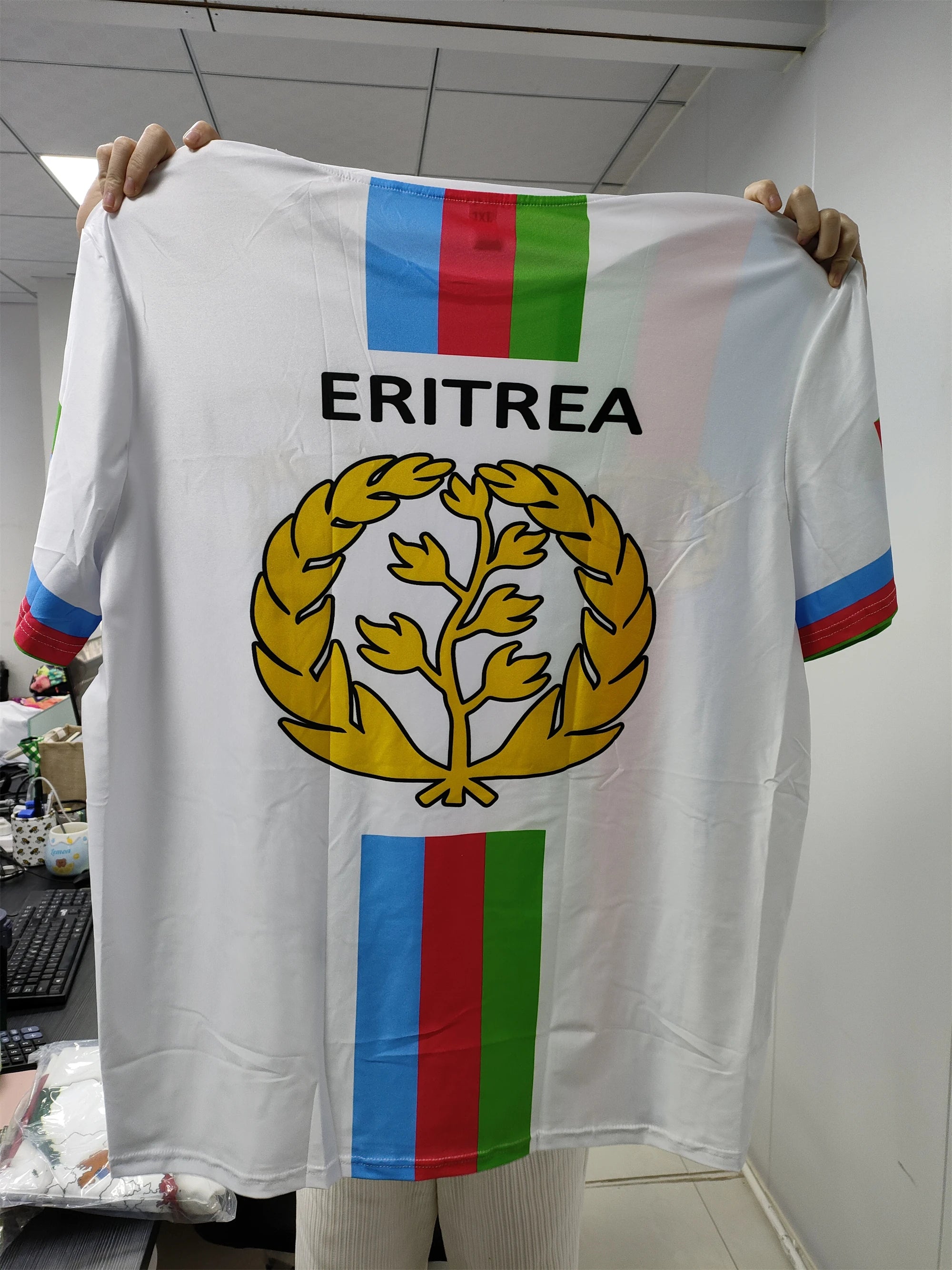 Cheap Wholesale GUYANA Flag T-shirt Printing Your Brand Fashion Casual Custom Graphic Tees T Shirts Men Summer Sports Soft Tops