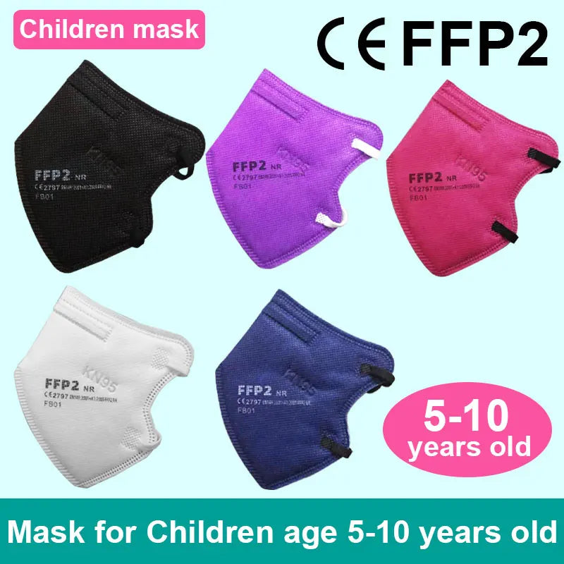 Children FFP2 Mask Mouth Mascarillas Kid KN95 Face Masks FFP2 Child KN95 Mask Children FPP2 Masks Kid Protective Mascarilla Face