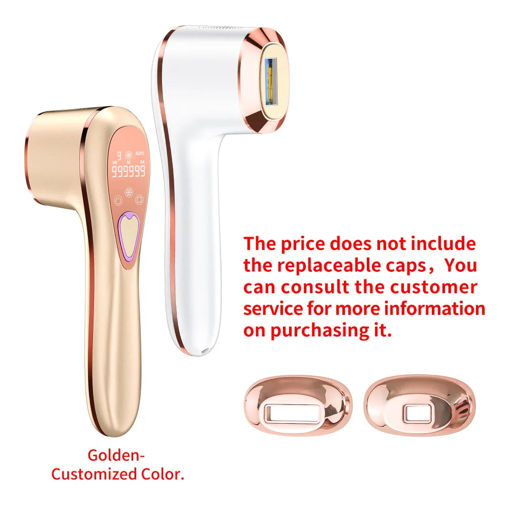 High Quality Ice Coo Sapphire Handset Portable Permanent Painless Epilator Home Use for Face and Body IPL Laser Hair Removal