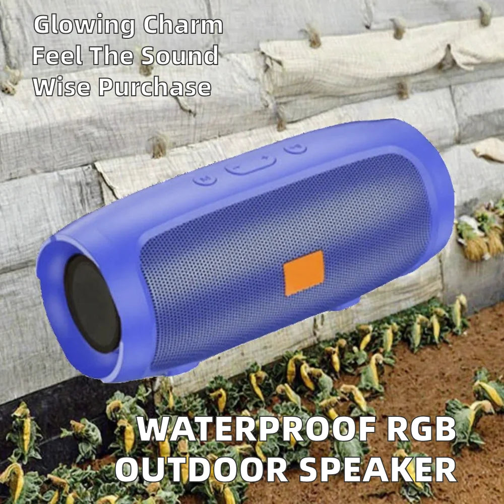 Portable True Wireless Stereo Surround Sound IPX-7 Waterproof Built-in Mic TF Radio Speaker for Computer Mobile Phone for
