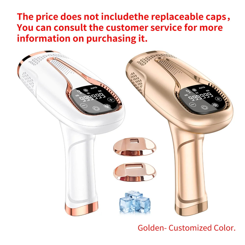 High Quality Ice Coo Sapphire Handset Portable Permanent Painless Epilator Home Use for Face and Body IPL Laser Hair Removal