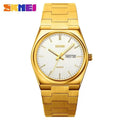 SKMEI 9288 Hot Sale Quartz Watch Men Stainless Steel Strap Minimalist Business Watch Complete Calendar Casual Wristwatch