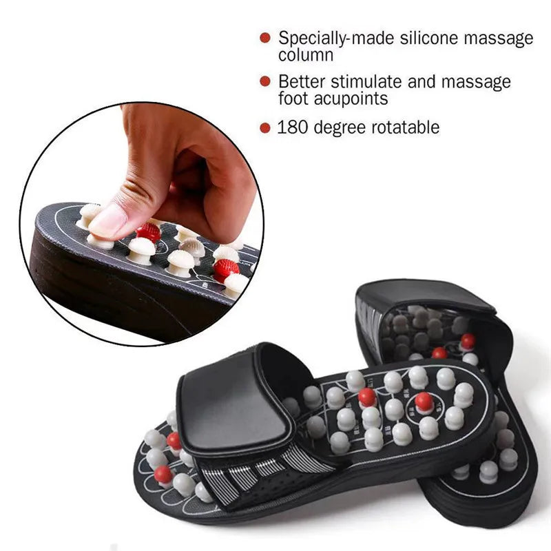 Hot Sale Feet Massage Shoes Men Women Soft Massage Bottom Home Outdoor Sport Improve Blood Circulation Massage Slippers