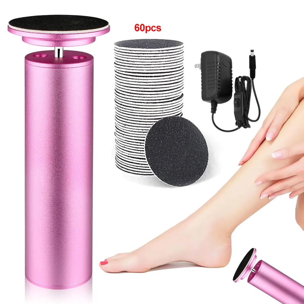 Hot-Selling High-Pressure Electric Foot Grinder Stainless Steel Pedicure Artifact Removes Dead Skin Calluses Cross-Border Callus