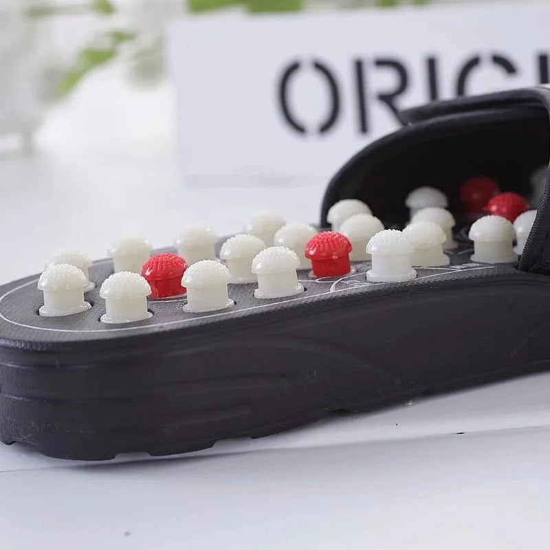 Foot Care Relaxation Massager Therapeutic Plantar Fasciitis Relief Slippers Sandals Shoes Unisex