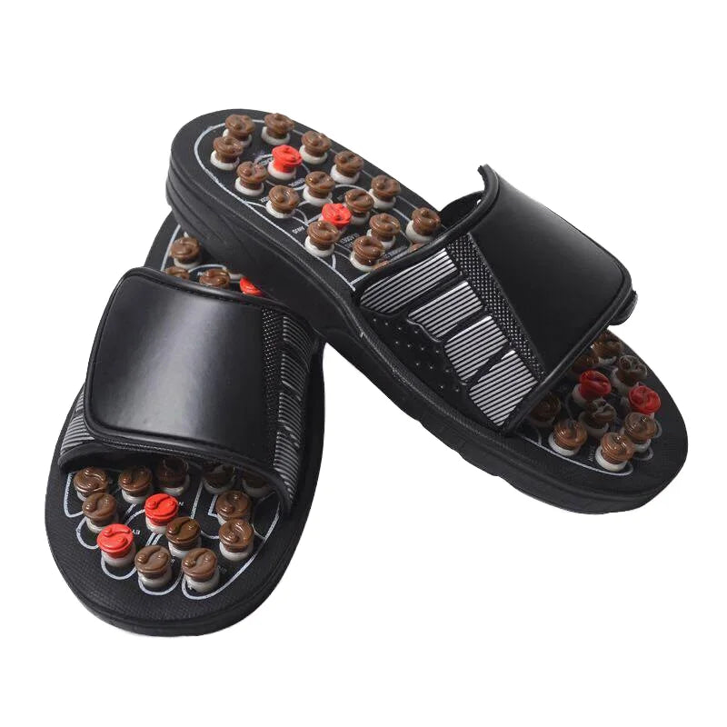 Factory Low Priced Wholesale Foot Massage Slippers Blood Circulation Care Therapy Shoes Improve Circulation