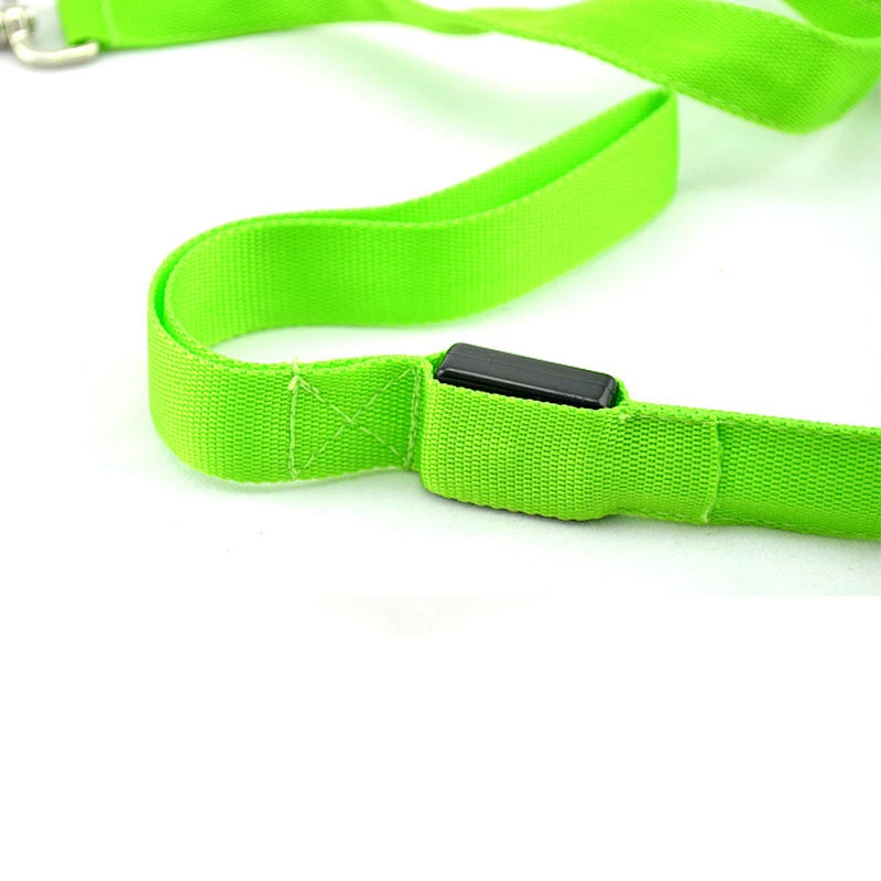 LED Dog Leash Light Luminous Pet Dog Lead Leash For Dogs Cats Nylon Light Night Safety Flashing Pet Dog Leashes For Small Dog