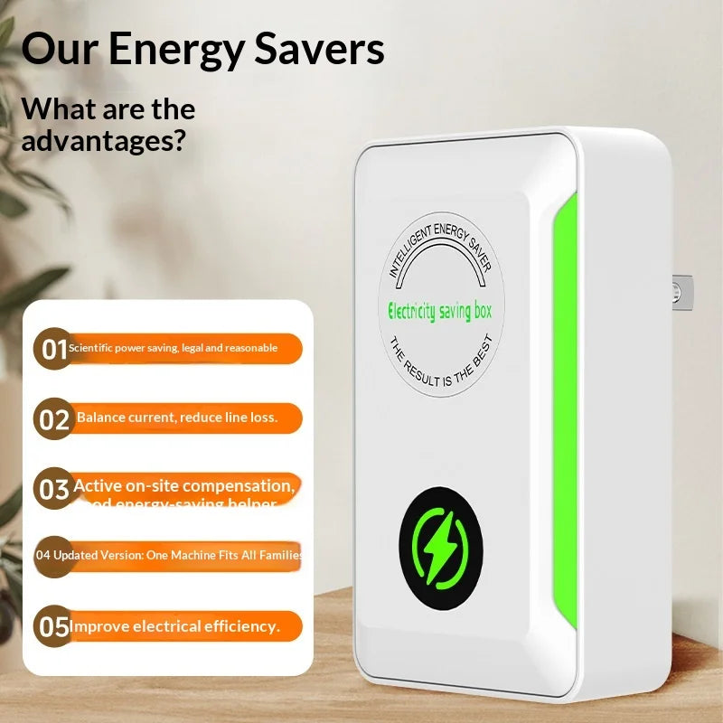 2026 New DL602 Household Power Saver Smart Energy-Saving Device Voltage-Stabilizing 90-250V