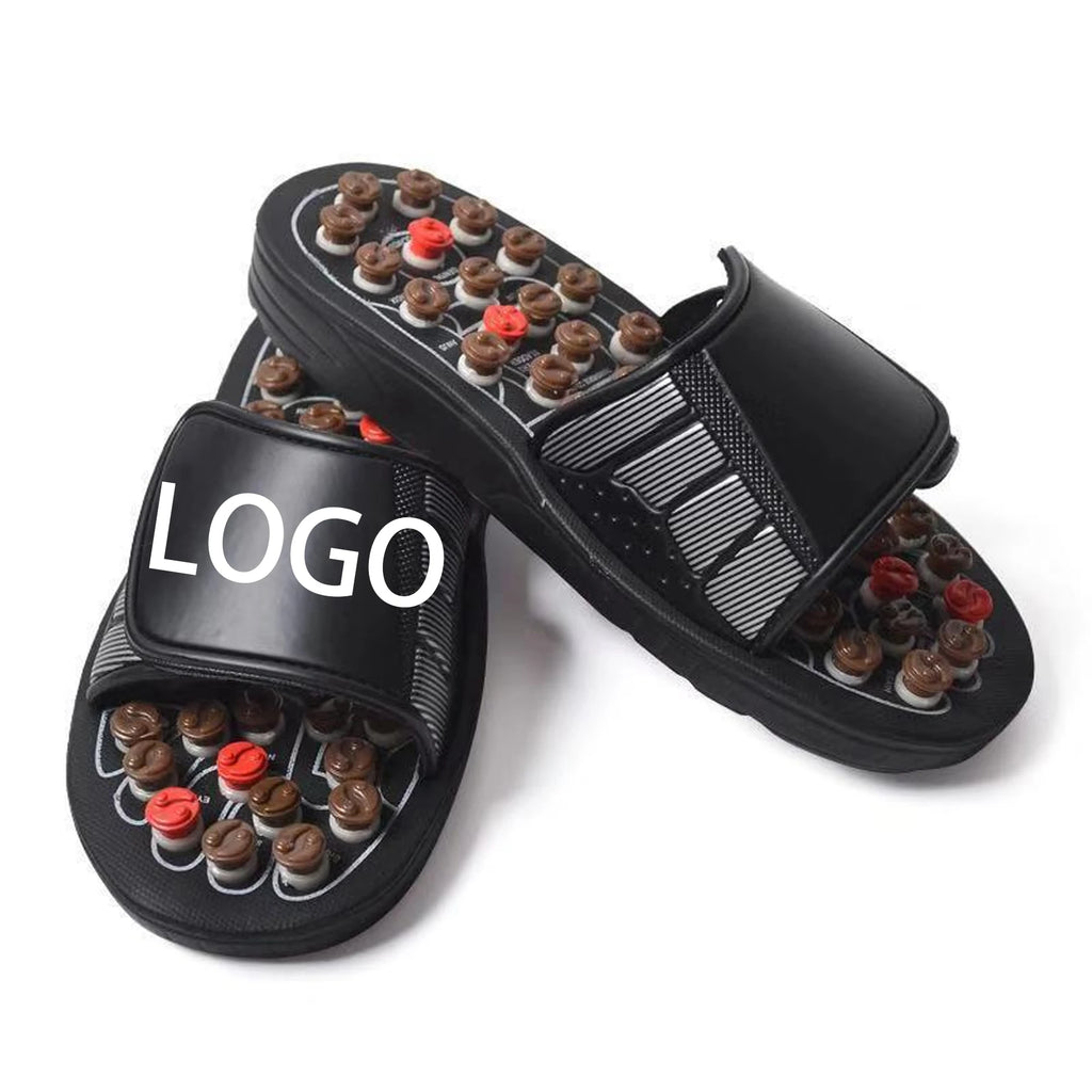 Factory Low Priced Wholesale Foot Massage Slippers Blood Circulation Care Therapy Shoes Improve Circulation