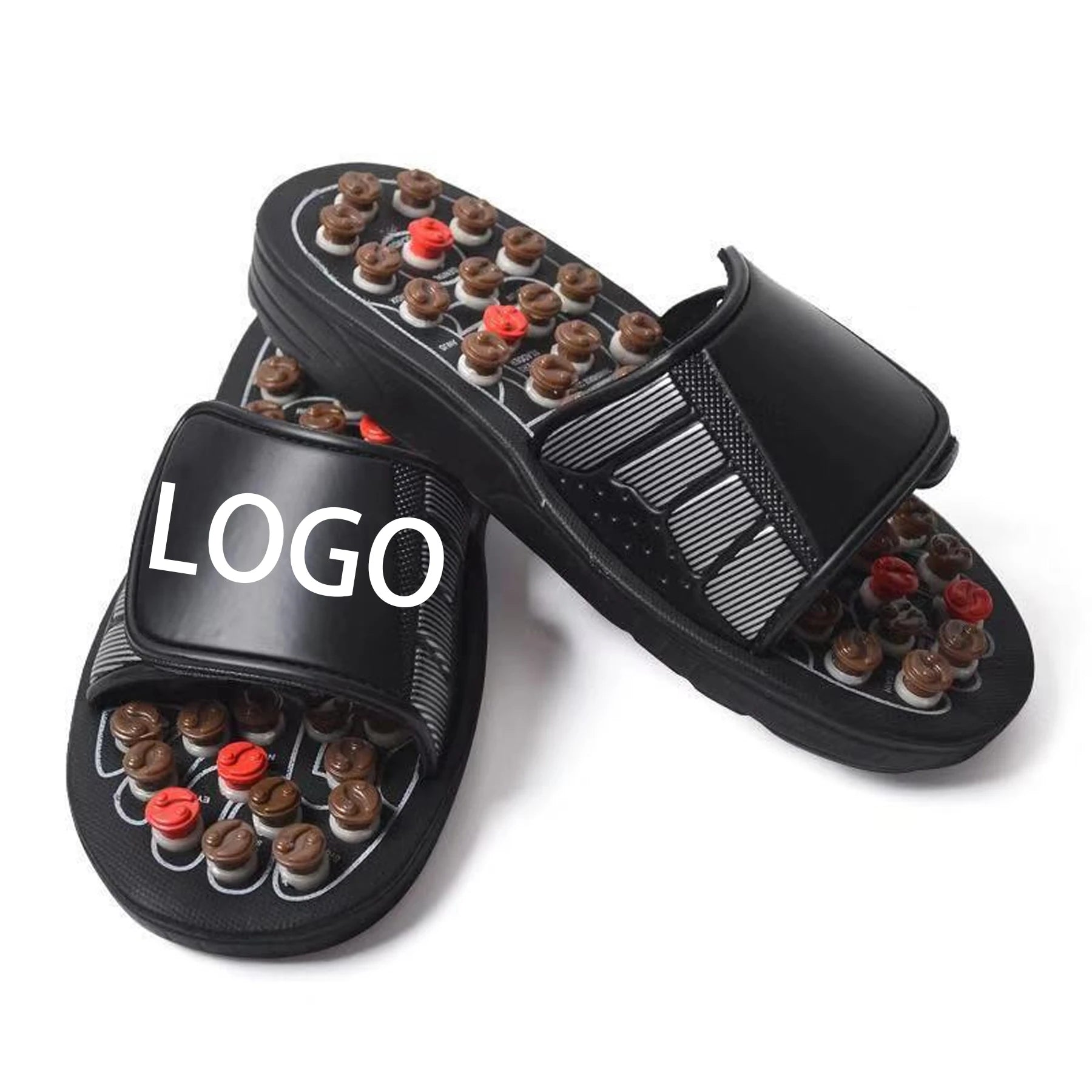 Factory Low Priced Wholesale Foot Massage Slippers Blood Circulation Care Therapy Shoes Improve Circulation