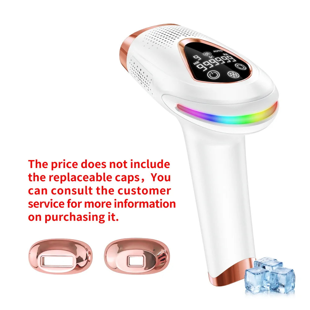 High Quality Ice Coo Sapphire Handset Portable Permanent Painless Epilator Home Use for Face and Body IPL Laser Hair Removal