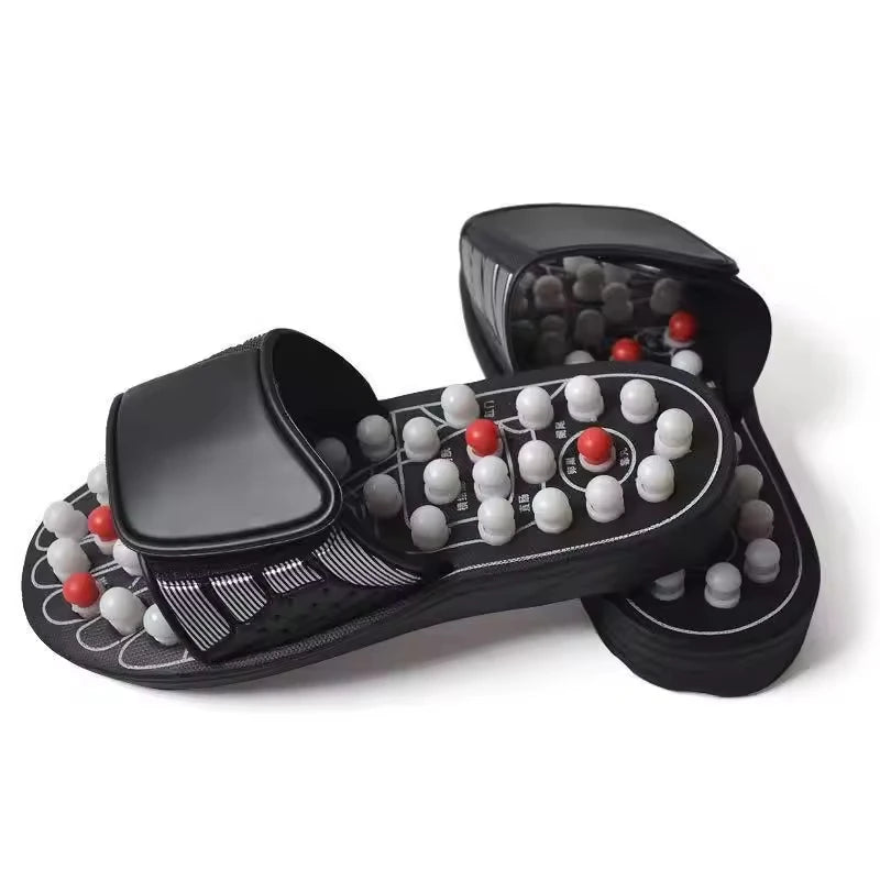 High Quality Unisex Comfortable Foot Massage Slippers Acupuncture Magnetic Health Care Customized Color Logo No Electricity