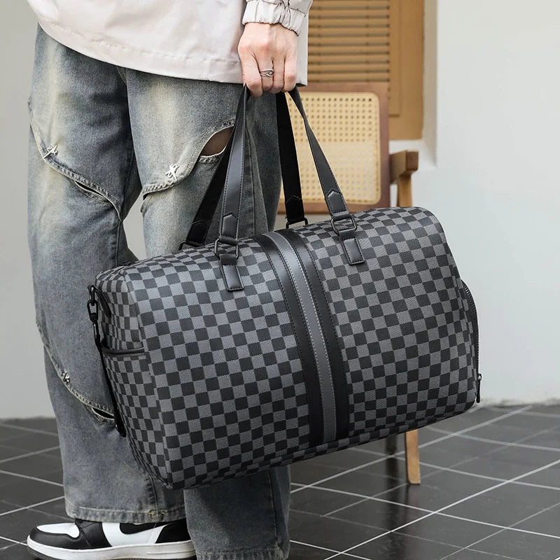 2025 YY New Fashionable Outdoor Travel Tote Bag for Men Durable Large Capacity Luggage Multifunctional Single Shoulder Crossbody