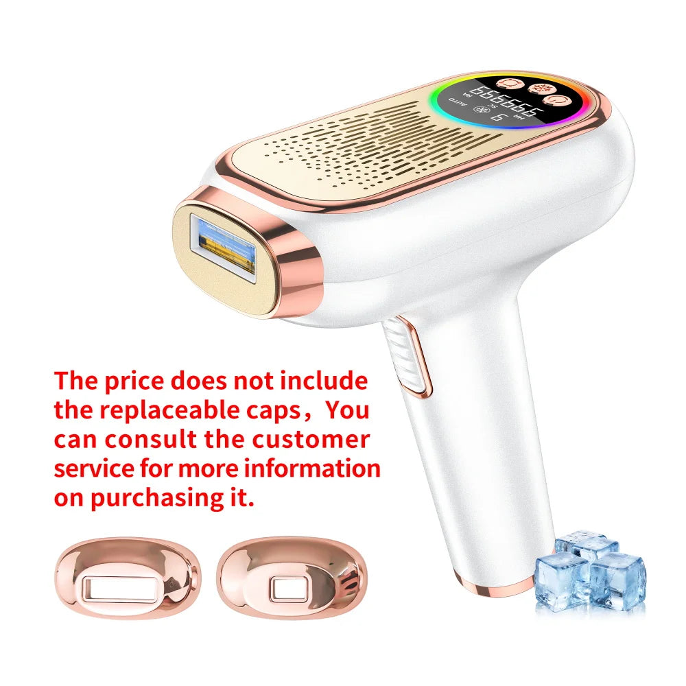 High Quality Ice Coo Sapphire Handset Portable Permanent Painless Epilator Home Use for Face and Body IPL Laser Hair Removal
